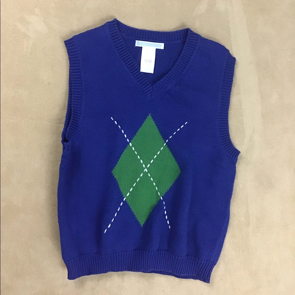 Janie and Jack sweater vest kids size 3 T71